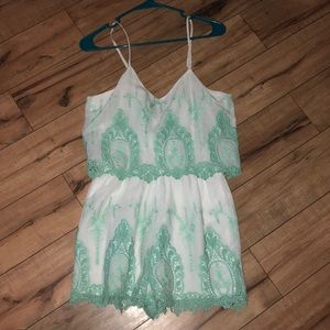 Small “Tea and Cup” Boutique Romper